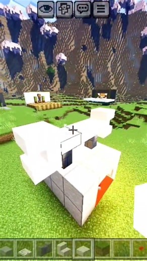 I Built the CUTEST Dog House in Minecraft 🐶🔥#shorts