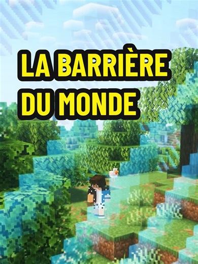 LA BARRIÈRE DANS MINECRAFT, CA S'UTILISE ! #minecraftbuilding #minecraftserver #minecraft