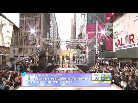 [LIVE HD] Taylor Swift - Shake It Off @ GMA Good Morning America 301014