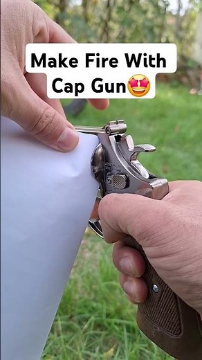 Start Fire With Cap Gun #toys