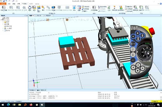 RobotStudio输送搬运码垛02（搬运）