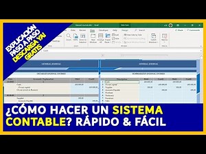 Cómo hacer un sistema contable ⚡️EN EXCEL⚡️🎁DESCARGA GRATIS🎁 [PARTE 1/2] 🛡️GARANTIZADO🛡️
