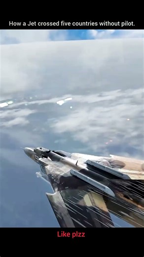 A Jet crossed five countries without pilot. #facts #shorts