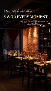 🍷 An evening crafted for two – where every glance, every bite, and every sip tells a story. Let the night unfold, the Moo way. 📩 Reserve your table and let the moment find you. #DinnerDate #MooBeefSteak #MomentsThatMatter #FineDining #CoupleVibes #SavorTheNight | Moo Beef Steak Hanoi