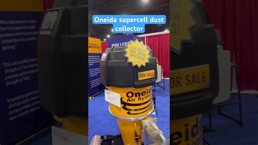 Brief introduction to the Oneida supercell dust collector #woodworking #workshop #dustcollector