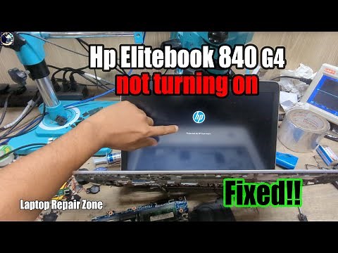 HP EliteBook 840 G4 Won't Turn On | No Power Fix & Diagnosis