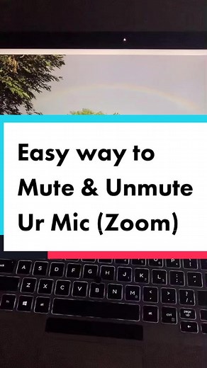 (Zoom) Easy way to mute and unmute your microphone , diko alam if alam mo na din. Pero try mo din! #fyp #ideas #onlineclass #onlineideaa #pandemic