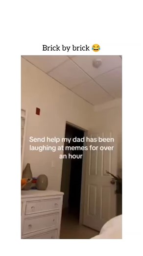 the laugh spot on Instagram: "This video is a popular internet meme that combines a video of a man laughing hysterically with a specific social media phrase. The Video Content The video features a man who is laughing so hard that he is struggling to speak or catch his breath. This clip is often used in comedy skits and "try not to laugh" challenges because his laughter is very contagious. The "Brick by Brick" Context On platforms like Instagram and TikTok, the term "Brick by Brick" has become a 
