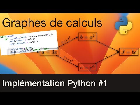 Graphe de calcul et différentiation automatique en Python