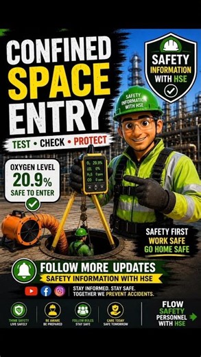 🚨 Confined Space Entry Safety | Complete Procedure Explained #confinedspace #confinedspacerescue