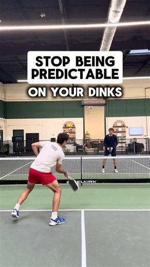 This dink keeps your opponents guessing! #pickleballtips #pickleball