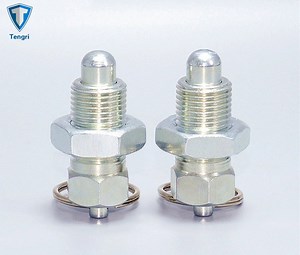 [Hot Item] High Quality Carbon Steel Zinc Plated Threaded Spring Gripper Indexing Pin