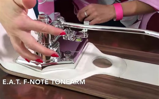 E.A.T. F-NOTE 旗舰唱臂讲解，总裁亲身示范