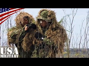 陸上自衛隊スカウトスナイパー(前哨狙撃兵)訓練・ギリースーツ