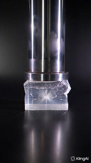 Hydraulic Press VS. Tesseract #asmr #trending #fyp #relaxing #hydraulicpress