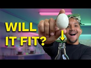 Can an Egg Fit Inside a Bottle? | Air Pressure Science Experiment