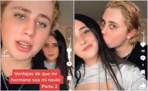 Video: Hermanos revelan las "ventajas" de ser novios y usuarios de TikTok se sorprenden
