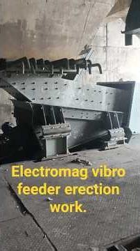 Electromag vibro feeder erection and commissioning work#chp#vibration#electrical#shortvideo