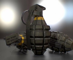 ArtStation - Hand Grenade MK2 3D Model | Resources