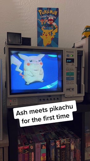 Ash's First Encounter with Pikachu in Pokémon