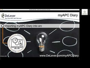 myAPC Diary Final Output into arc