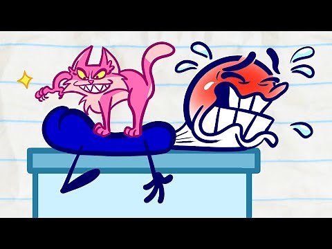 Don't Shoot The Massager | Pencilmation Cartoons!