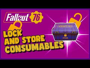 Locking and Unlocking Items Fallout 76 Season 22