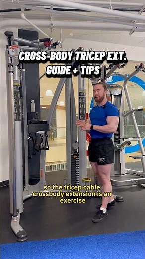 Cable Cross-Body Tricep Extension (Setup & Technique)