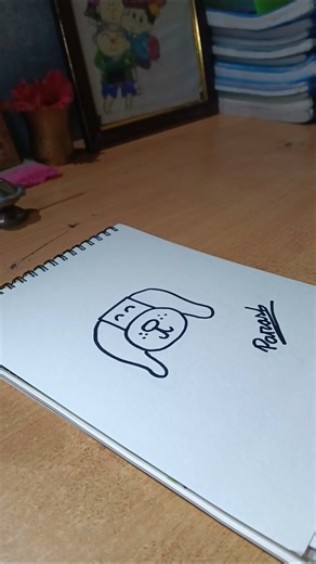 How to draw a dog drawing with number #drawing #dogart #easydrawing