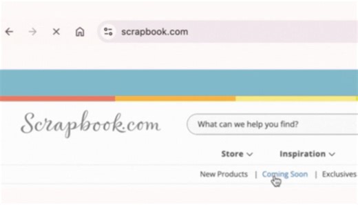 Did you know you can see all the newest products before they're available? 💕 Our "Coming Soon" page is regularly updated so crafters like you can get inspired! See what's coming soon ➡️ https://www.scrapbook.com/store/f/?comingsoon=1 | Scrapbook.com