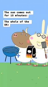 Any excuse for a BBQ 😂 It’s officially the first day of summer! ☀ | Peppa Pig