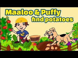 Learn to read " MAALOO & PUFFY FIND POTATOES" | Story reading | KIDZEETV