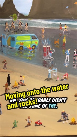 Hello! With the recent TikTok issues yesterday and today, I just wanted to give you all an update! I’m going to start painting objects and characters in and in the water and rocks tonight. Thanks again to you all following! #oregonartist #90smovies #80smovies #oilpainting #oregoncoast @Behman Zakeri @Patrick Renna