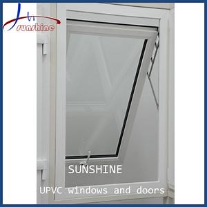 [Hot Item] American Style Durable PVC UPVC Window Top Hung Awing Window