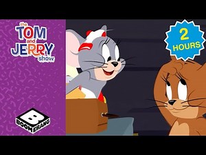 Funniest Episodes with Jerry's Baby Cousin | Tom & Jerry 2-Hour Marathon | Boomerang UK