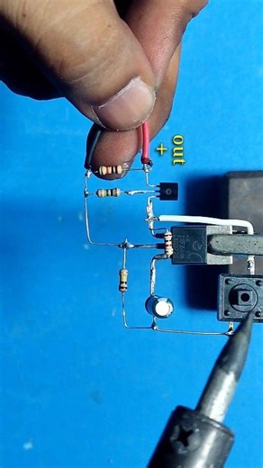 Push on off circuit | 12v push on push off circuit | push on off | irfz44n mosfit project | irfz44n project | irfz44n #TechnicalShahzada #12v #circuit #tech #technology #experiment #electronics | Technical Shahzada