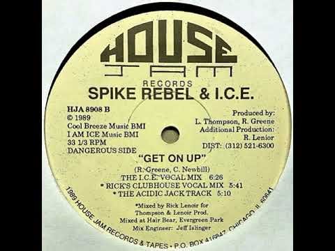 Spike Rebel & I.C.E. – Get On Up (Rick's Clubhouse Vocal Mix) - (House Rap / Get On Up)