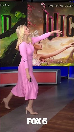 Fox 5's Jacqueline Matter and Marissa Mitchell become Glinda and Elphaba from Wicked
