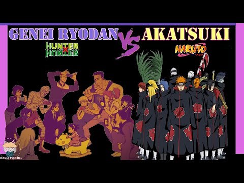 🕷Genei Ryodan Vs Akatsuki | La ARAÑA de Hunter x Hunter y La nube ROJA de Naruto Shippuden🎴 | HxH