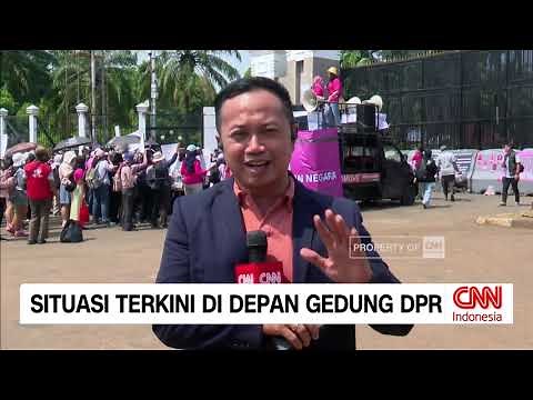 Situasi Terkini di Depan Gedung DPR RI