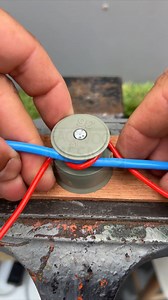 Simple and practical way to secure a wire over a pulley Fast, safe and very effective. #USA #DIYPro #CableHack | Experts DIY