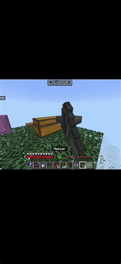 I build totem farm in Minecraft Bedrock | #minecraft subscribe ☺️