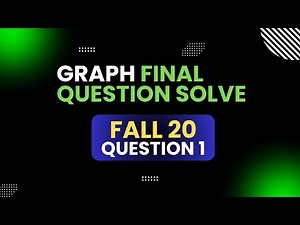 Graph Fall 20 Question 1 Solve || Discrete Mathematics