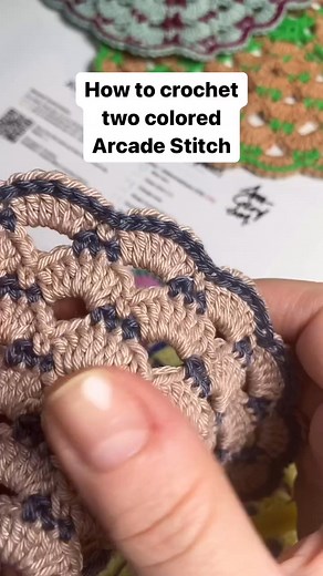 4.1K views · 36 reactions | How to do two color ;-) ❤️ ;-) . . . | Crochet Studio Knot's | Facebook