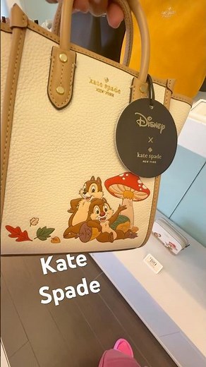 KATE SPADE ELLA DISNEY X KSNY Chip N Dale MINI TOTE Mini Camera Bag #katespade #katespadenewyork
