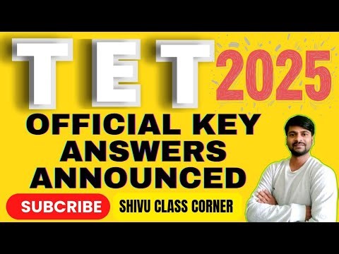 OFFICIAL TET KEY ANSWERS RELEASED BY DEPARTMENT 