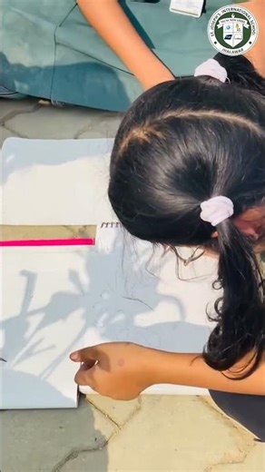 Shadow Tracing activity | #school #schoolactivity #creativity j
