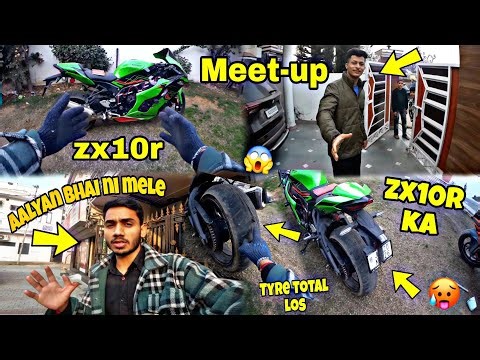 Aalyan Vlogs Ke Chote Bhai Thotu Se Meet-up ? 😍// Zx10r Ka Tyre total Los ? 😱//