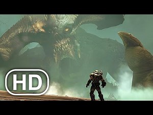 Doomguy Releases Dark Lord Scene 4K - Doom Eternal The Ancient Gods DLC