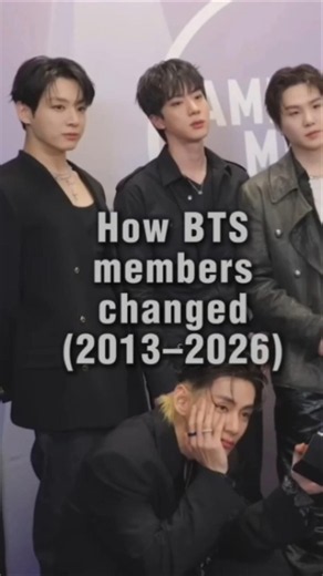 HOW BTS MEMBERS CHANGED | 2013-2026 | #thenandnow #bts